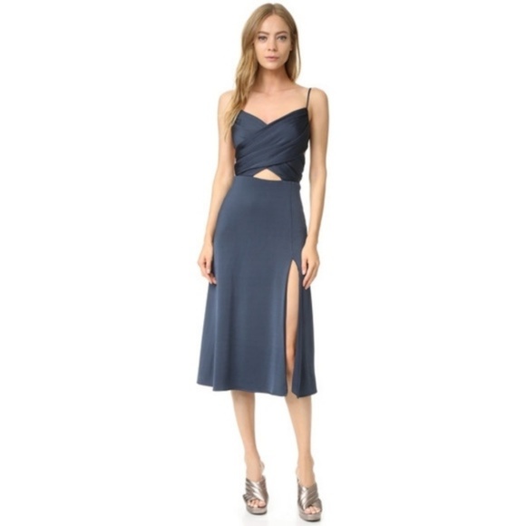 Cushnie et Ochs Dresses & Skirts - NWOT CUSHNIE ET OCHS Blue Silk Cut-out Midi dress